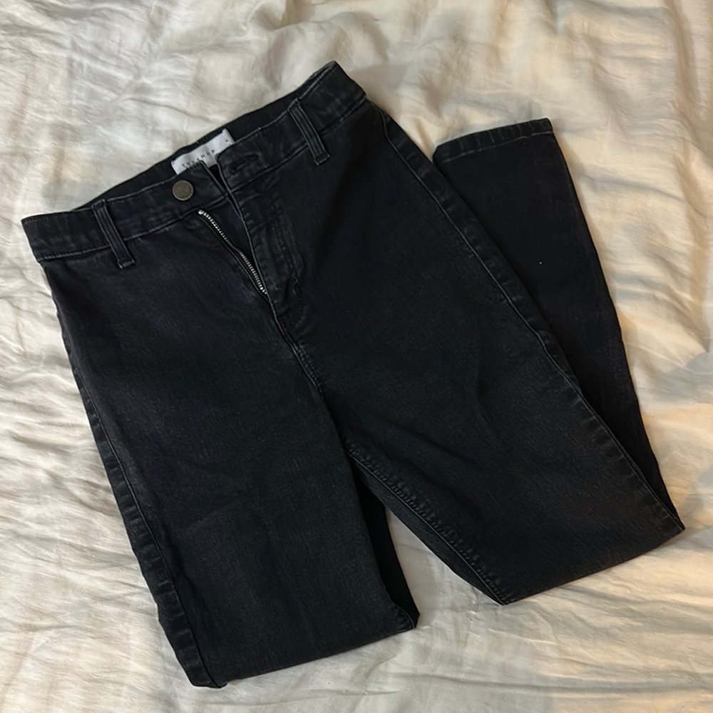 Topshop Joni black jeans